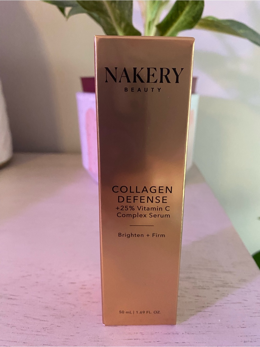 Nakery Collagen Defense 25% Calcium Serum Primer for AM & PM New in Box